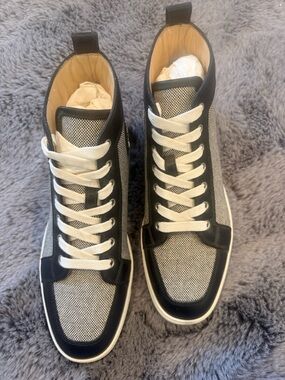 Christian Louboutin Men's High-Top Sneakers Rantus Orlando Size 41.